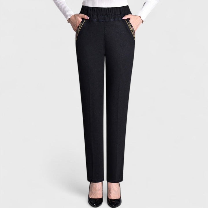 ZOILA - STRETCH DENIM COMFORT FIT TROUSERS