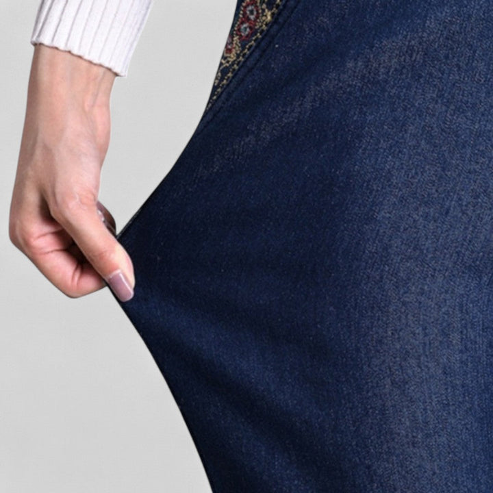 ZOILA - STRETCH DENIM COMFORT FIT TROUSERS