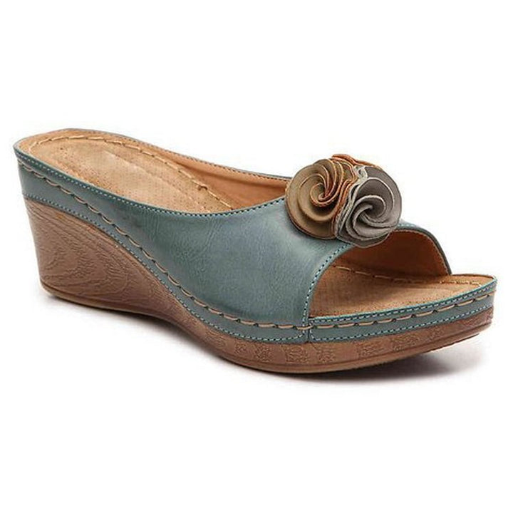 LIDIA™ - Comfortable leather orthopedic women's sandals