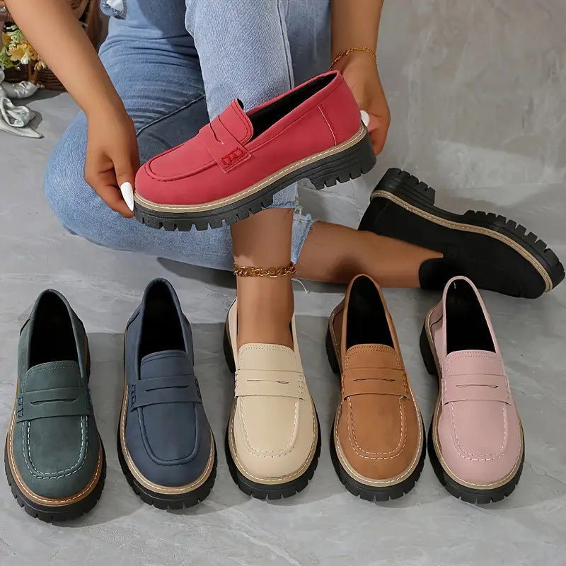 MYLES - BOLD PLATFORM LOAFERS