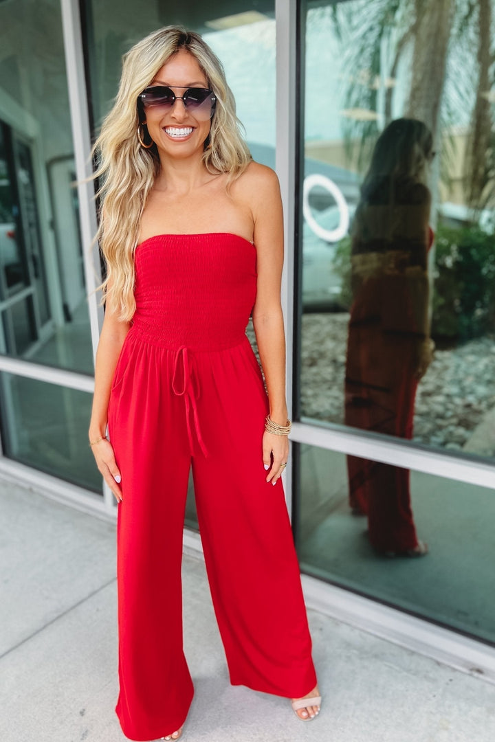 NIKKI - CHIC OFF-SHOULDER JUMPSUIT