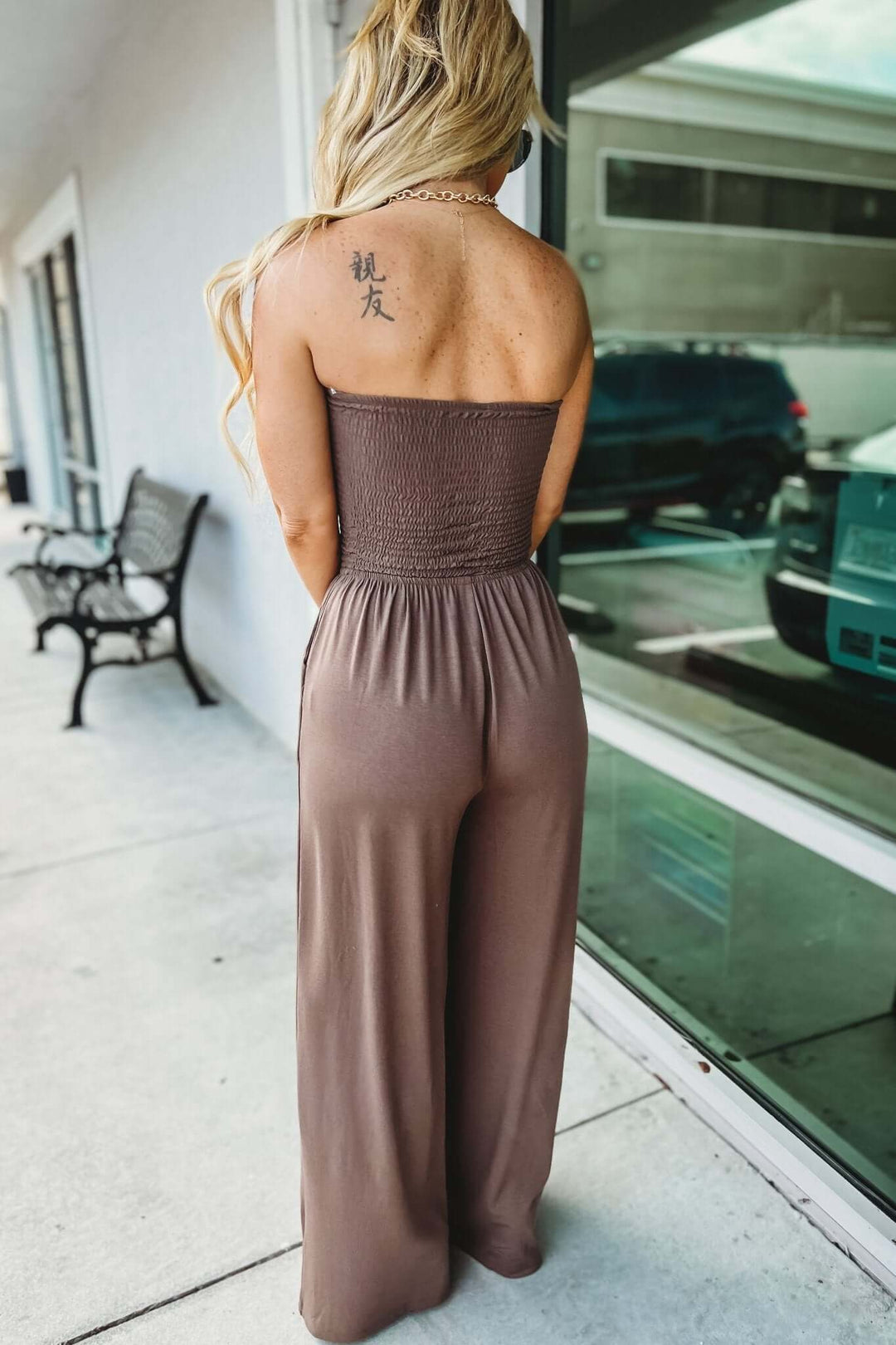 NIKKI - CHIC OFF-SHOULDER JUMPSUIT